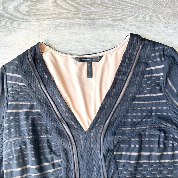 BCBGMAXAZRIA Kinley Fit and Flare Stretchy Lace Dress - Picture 6 of 16